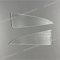 SUZUKI Naklejki na tylną owiewkę / zadupek, zestaw 68160-34E10-Y2D
