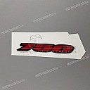 Right tail cowl 750 emblem