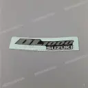 Emblème V-STROM pour coque arrière de selle
