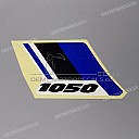 Front fender decal, left side