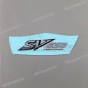 SV650 embleem voor zadelstaart