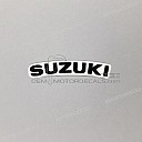 Emblemat na tylną owiewkę Suzuki