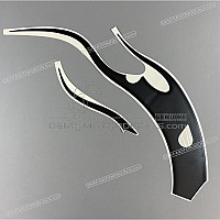 SUZUKI Juego de pegatinas para guardabarros delantero 68170-41F30-AWC