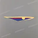 Cache de selle arrière GSX-R graphique, côté gauche