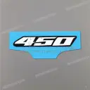 Emblema parafango posteriore 450