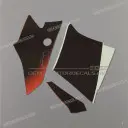 Kit d'autocollants de panneau latéral, côté droit