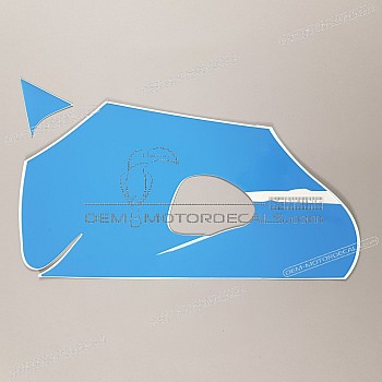 Belly pan decals set, right side