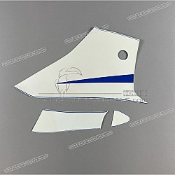 Juego de pegatinas para panel lateral , lado derecho