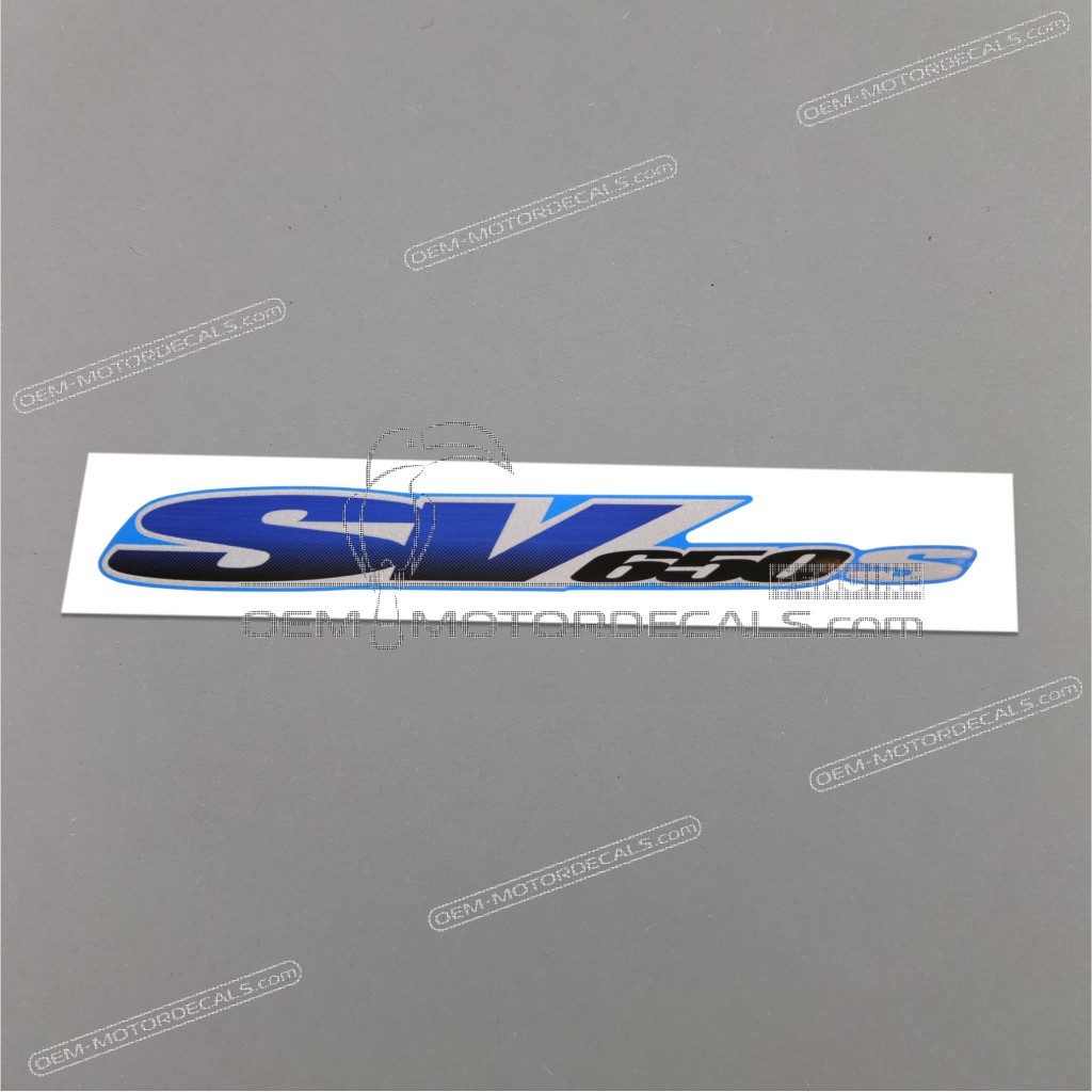 Suzuki SV650S Side Cowl Emblem OEM 6818120F00N0J