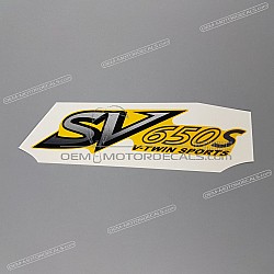 Emblème de flanc de carénage SV650S
