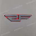 Emblème de sabot moteur RF600R, côté droit