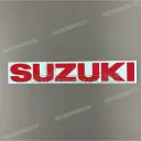 Under cowling SUZUKI emblem, right side