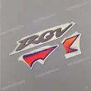 Emblème Suzuki pour sabot moteur droit