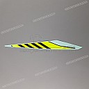 Belly pan decal, right side