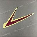 Belly pan decal, right side