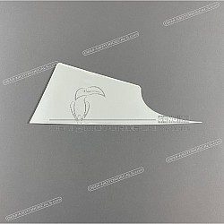 Naklejka na dolną owiewkę, pług, prawa strona