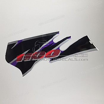 Belly pan decal, right side