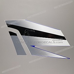 Side cowling decals set, left side