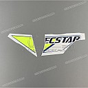 Side cowling decals set, left side