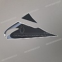 Autocollant Hayabusa pour sabot moteur, côté gauche