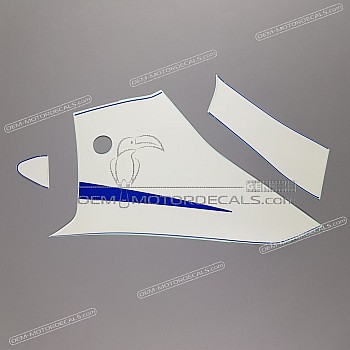 Side cowling decals set, left side