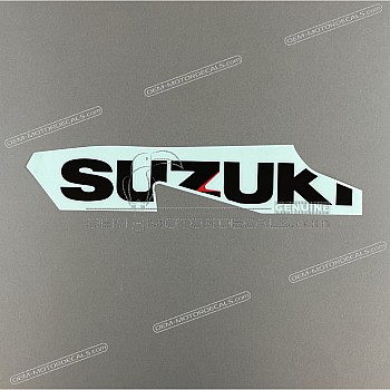 Belly pan decal, left side