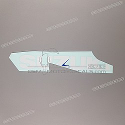 Belly pan decal, left side