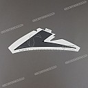 Autocollant de sabot moteur Hayabusa, côté gauche