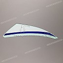 Under cowling graphic, left side
