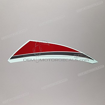 Side cowling decal, left side