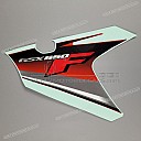 Seitenverkleidungsaufkleber GSX650F, linke Seite