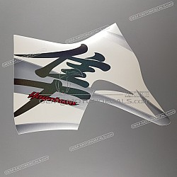 Zijpaneel sticker, linkerkant