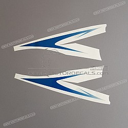 Autocollants de carénage supérieur avant, ensemble