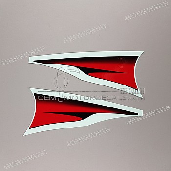 Adesivi carena anteriore superiore, set
