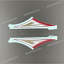 Upper body cowling Hayabusa graphic set, upper