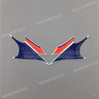 SUZUKI Bovenkuip stickers, set 68270-33E00-F3U