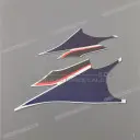 Autocollant de carénage supérieur avant