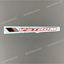 Side cowling decal, right side