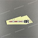 Front cowling decal