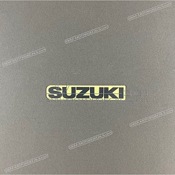 Tail cowl Suzuki emblem