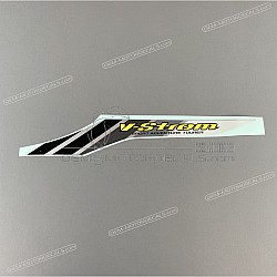 Naklejka na przednią owiewkę (czasza), prawa strona