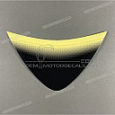 Autocollant de bulle de tête de fourche