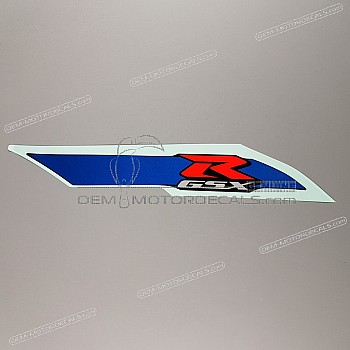 Front cowling decal, left side