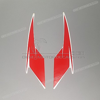 Adesivi carena anteriore superiore, set