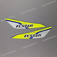 SUZUKI Autocollants de carénage supérieur avant, ensemble 68280-23K80-YSF