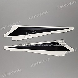 Autocollants de carénage supérieur avant, ensemble