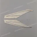 Autocollants de carénage supérieur avant, ensemble