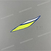 SUZUKI Naklejka na przednią owiewkę (czasza), prawa strona 68285-23K20-YSF