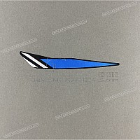 SUZUKI Pegatina para carenado frontal, lado derecho 68285-23K50-BGY