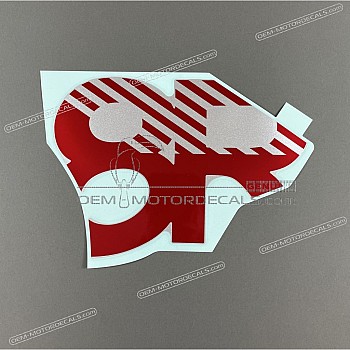 Side cowling decal, left side